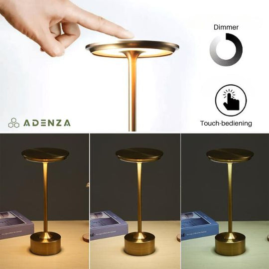 Ambiance Draadloze Tafellamp – Oplaadbare Touch-lamp met 3 Kleurinstellingen