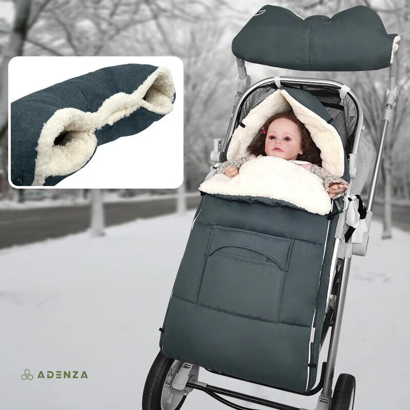 Cuddle Babydeken – Warme Baby Wikkeldeken met Rits voor Warmte & Comfort
