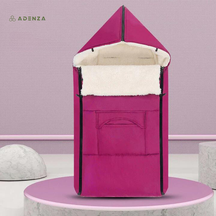 Cuddle Babydeken – Warme Baby Wikkeldeken met Rits voor Warmte & Comfort