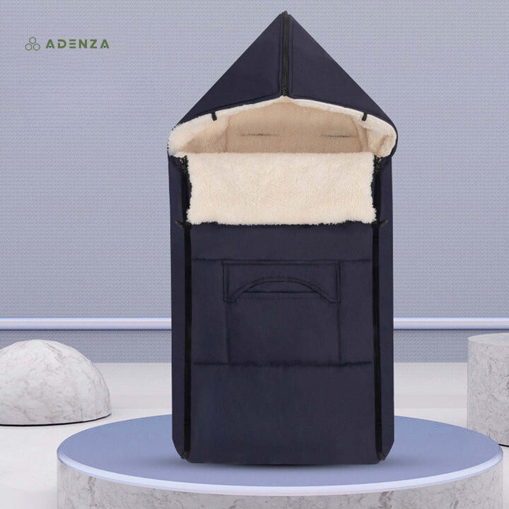 Cuddle Babydeken – Warme Baby Wikkeldeken met Rits voor Warmte & Comfort