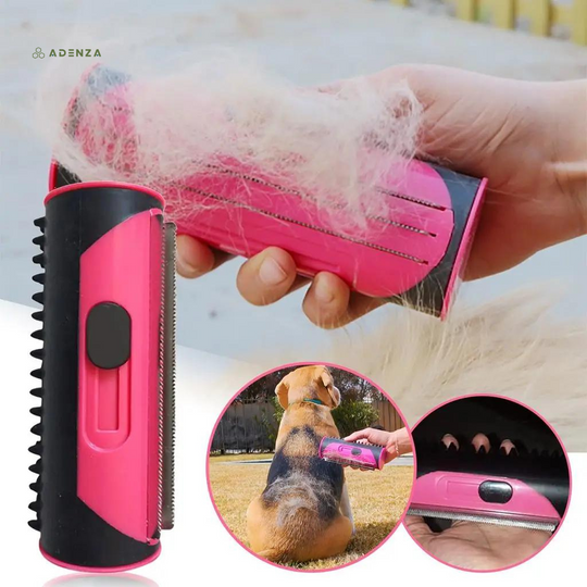 FurGroom Hondenborstel – Zelfreinigende Borstel voor Losse Haren & Gezonde Vacht