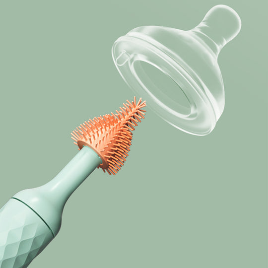 CleanEasy Elektrische Flessenreiniger – Automatische Babyfles Reiniger met USB Oplaadfunctie & Meerdere Opzetstukken