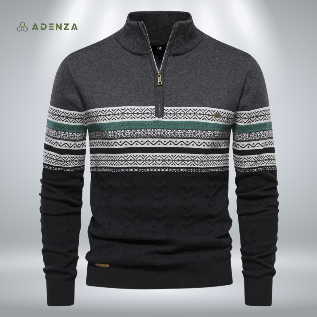 Max™ Heren Halfzip Sweater