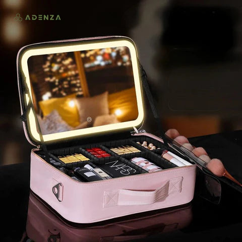 The Elegance™ Make up tas - met LED Spiegel