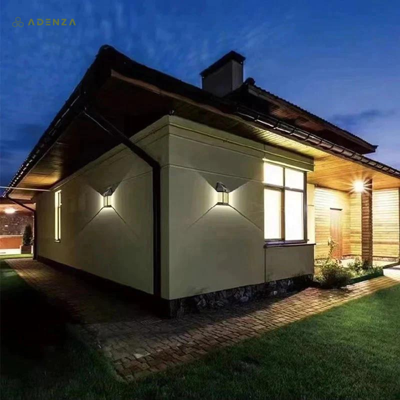 SolarLuxe LED Muur- & Buitensensorlamp – Oplaadbaar & Bewegingsdetectie