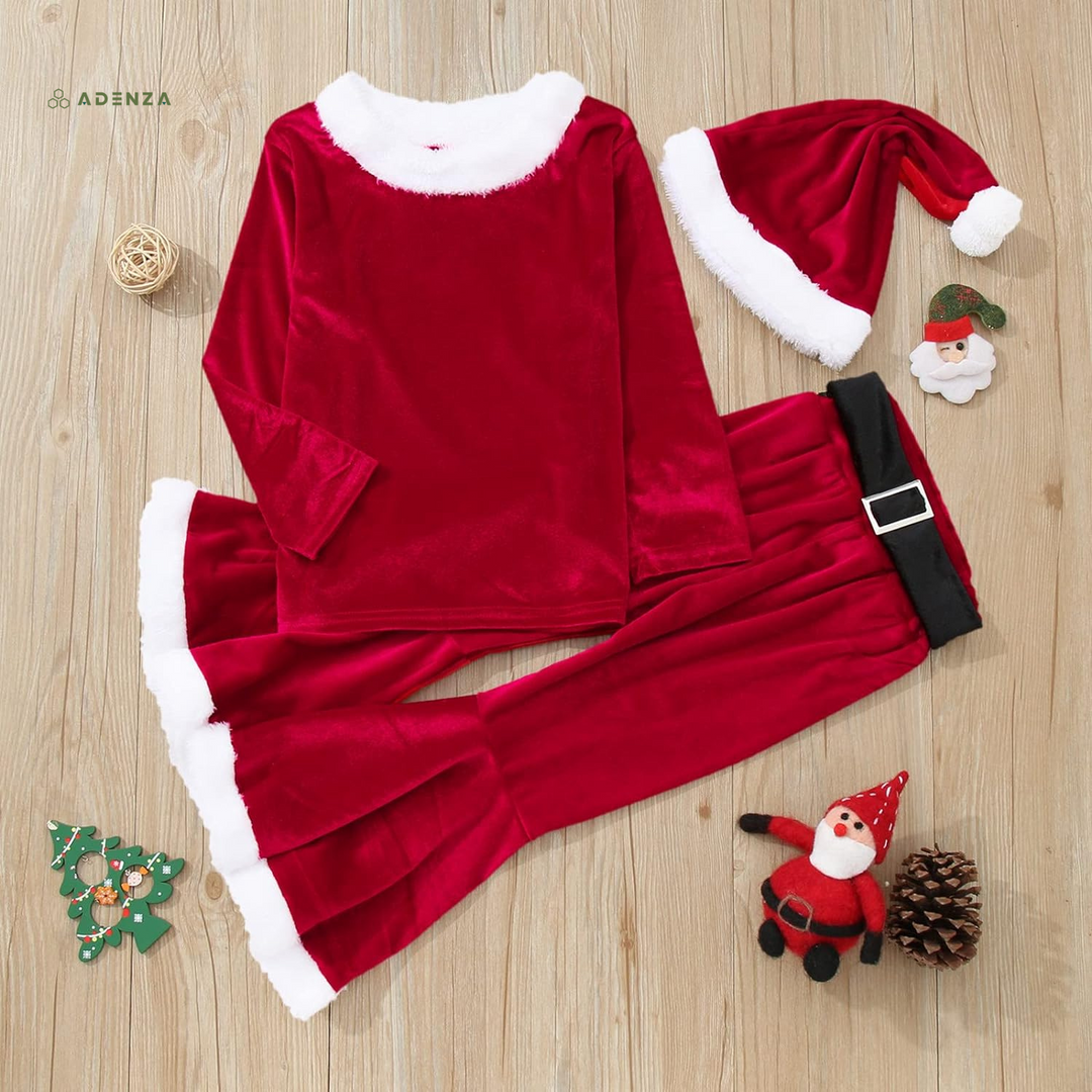 Cozy Kinder Kerstoutfit – Feestelijke Kerstkleding Set voor Jongens & Meisjes