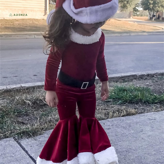 Cozy Kinder Kerstoutfit – Feestelijke Kerstkleding Set voor Jongens & Meisjes