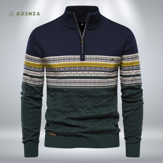 Max™ Heren Halfzip Sweater