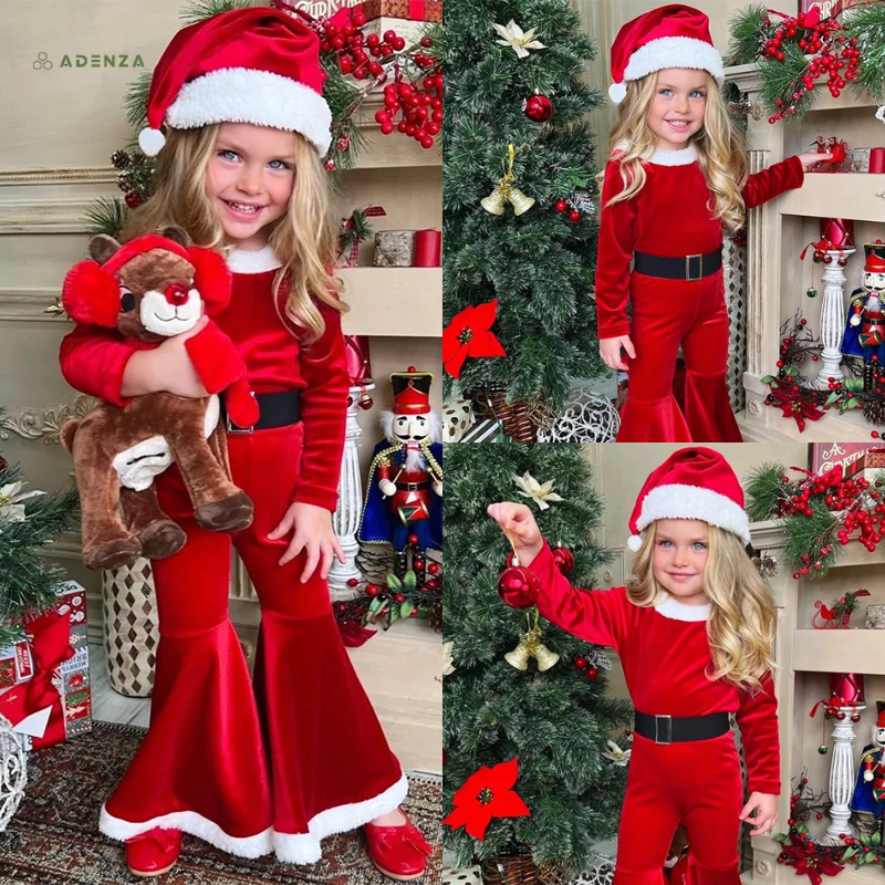 Cozy Kinder Kerstoutfit – Feestelijke Kerstkleding Set voor Jongens & Meisjes