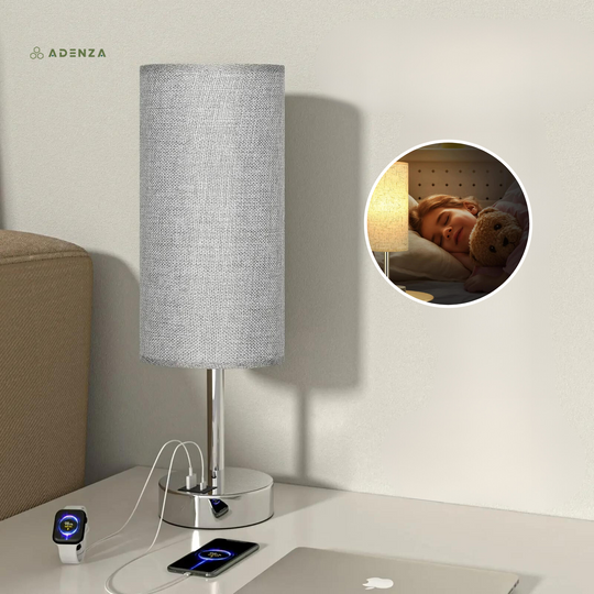 PowerGlo Touch-lamp met USB-poort
