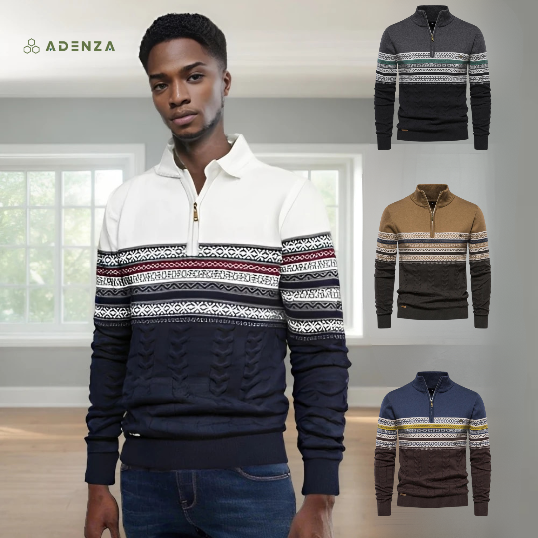 Max™ Heren Halfzip Sweater