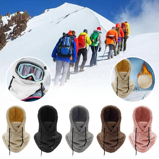 Alpine Comfort Skimuts – Warme Fleece & Nekwarmer voor Winter en Skiën