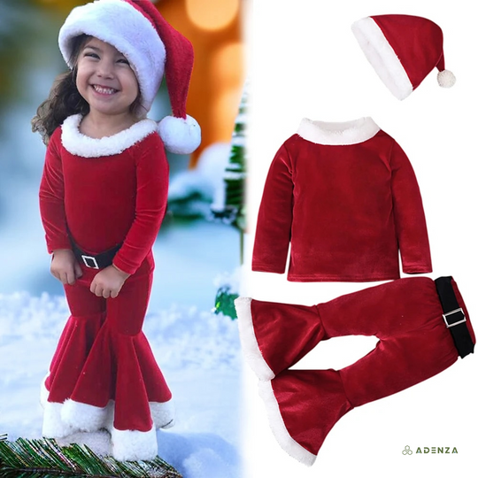 Cozy Kinder Kerstoutfit – Feestelijke Kerstkleding Set voor Jongens & Meisjes